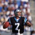 Steve Beuerlein throwing a football